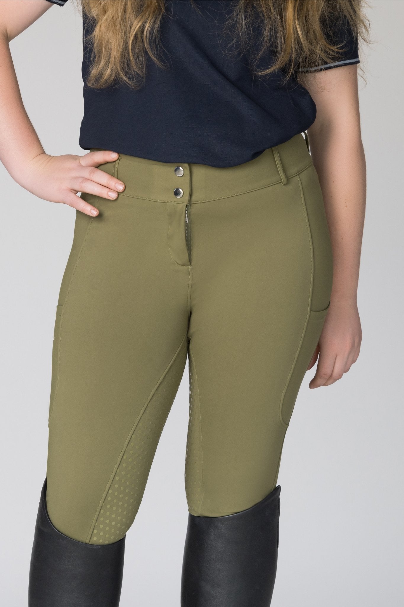 Olive EvoRide Breeches - Equest Apparel