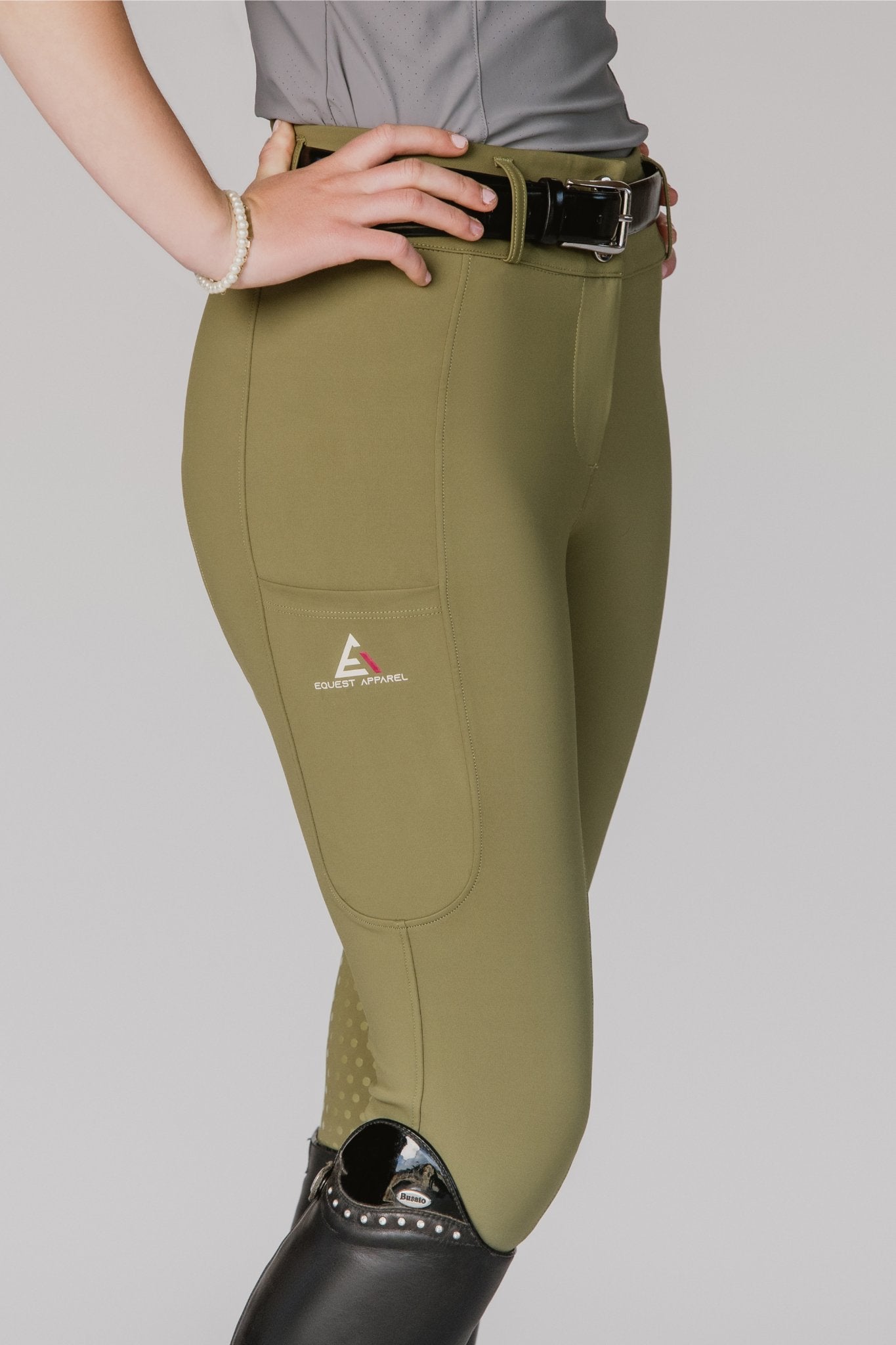Olive EvoRide Breeches - Equest Apparel